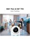 E321 2K 3MP Wi-Fi Smart Cam, 10x Zoom, Time Lapse, Baby Cry Alert, 512GB Support Cam - 4