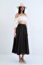Zippered Midi Skirt - 2
