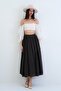 Zippered Midi Skirt - 4