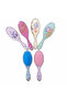 Children's Hair Brush Wet & Dry Use Glitter Patterned Detangling Comb - 7