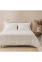 Anka King Size Duvet Cover Set 100% Organic Cotton Muslin Embroidered Cream 240X220 cm - 2