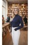 Women's Fingerless Body Fingerless Turtleneck Sweater Super Quality Turtleneck Navy Blue - 2