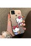 Silicone Edge Hard Back Phone Case Kitty Pattern Compatible with Poco C31 - 2