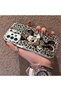 Silicone Edge Hard Back Phone Case Compatible with Samsung Galaxy A73 Minnie Pattern