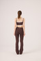 High Waist Flare Fabiola Leggings Pants Coffee - 5