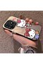 Silicone Edge Hard Back Phone Case Kitty Pattern Compatible with Tecno Spark 10 Pro