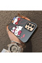 Silicone Edge Hard Back Phone Cover Compatible with Samsung Galaxy A33 5g Kitty Pattern - 3