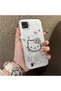 حافظة هاتف خلفية صلبة من السيليكون متوافقة مع هاتف Realme C11 2021 بنمط كيتي - 2