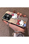 Silicone Edge Hard Back Phone Case Kitty Pattern Compatible with Tecno Spark 20