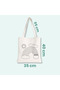 5 Pieces of Butterfly Rainbow Paintable Cloth Bags - Children's Activity and Bag Painting Set - 6