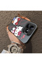Silicone Edge Hard Back Phone Case Kitty Pattern Compatible with Realme Note 50 - 3