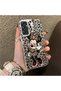 Silicone Edge Hard Back Phone Case Compatible with Samsung Galaxy A24 Minnie Patterned - 2