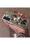 Silicone Edge Hard Back Phone Case Compatible with Samsung Galaxy S23 Fe Minnie Pattern