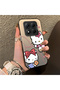 Silicone Edge Hard Back Phone Case Kitty Pattern Compatible with Poco X7 5g - 2