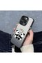 Silicone Edge Hard Back Phone Case Compatible with Samsung Galaxy A13 Panda Pattern - 4