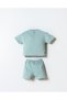U.S.Polo Assn Usb2868 Water Green Baby Boy Suit with Shorts - 2