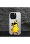Silicone Edge Hard Back Phone Case Compatible with Samsung Galaxy A54 Duck Pattern - 5
