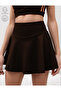 Modal Textured High Waist Short Skirt (Tennis Skirt)