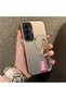Silicone Edge Hard Back Phone Case Compatible with Samsung Galaxy A55 Flight Patterned - 2