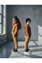 Kyexkids Active Elegance-Retro Caramel Zippered Cardigan and Jogger Ribbed Tracksuit Set 3-8 Years - 2