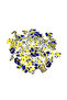 Yellow-Navy Blue Theme Table Confetti - Yellow-Navy Blue Football Concept Table Decoration - 7