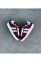 Burgundy Campus Socks Gift Sports Shoes - 3