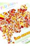 Yellow - Red - Football Themed Mini Table Confetti - 5