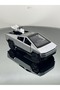 Tesla Cyber Truck 1:32 Scale Metal Pull and Drop 12 cm Toy Car Gray - 4