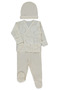 Ri̇bana Zibin Set 3-Piece (Happy Animal) Beige