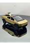 Tesla Cyber Truck 1:32 Scale Metal Pull and Drop 12 cm Toy Car Yellow - 5