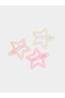 Pack of 3 - Pink Star Hair Clip