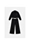 Girls' Stone Embroidered Shirt and Pants Set - 2