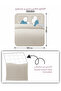 Solid 6-Pc Duvet Cover Set, King Size 220×240cm, Brushed Microfiber, Printed Shams, (Without Filler) - 3