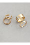 Set of 4 - Dolphin Accent Hollow Cut Rings - 2