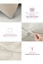 Solid 6-Pc Duvet Cover Set, King Size 220×240cm, Brushed Microfiber, Printed Shams, (Without Filler) - 5