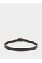 Black Waist Belt with Metal Buckle - 3