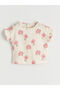 Lcw Baby Ecru Floral Baby Girl Muslin Blouse and Pants - 2