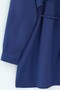 Bolero Detailed Poplin Navy Blue Tunic - 3