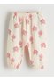 Lcw Baby Ecru Floral Baby Girl Muslin Blouse and Pants - 4