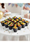240 ml Square Black Mica Presentation Bowl Set of 24 - Party and Organization Presentation Bowl - 4