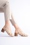 Genuine De Leather Rtopedi̇k Poly Sole Caged Design Women's Sandal Sandals 29 - 2
