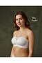 Intive Laser Cut Seamless Premium Quality Strapless Bra with Transparent Front Detail and Clasp - 2