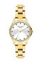 Gold Color Steel Strap & Case Women's Wristwatch with Bracelet Gift Sdlc018 - 4
