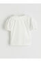 Esvab • Modern & Distinctive Ruffled Bebe Roba Collar Poplin Girls' Shirt - 3