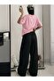 Unisex Los Angeles 95 Printed Oversize Tshirt and Baggy Sweatpants - Summer Two-Piece Tracksuit Set - 2