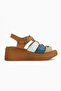 Larisa Genuine Leather Tan Women's Sandals - 2
