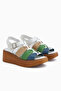 Larisa Genuine Leather White Women's Sandals - 4