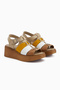 Larisa Genuine Leather Mink Women's Sandals - 3