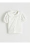 Esvab • Modern & Distinctive Ruffled Bebe Roba Collar Poplin Girls' Shirt