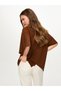 Mendil Form Asymmetrical Round Neck Short Sleeve T-Shirt S26Tsh062 - 6